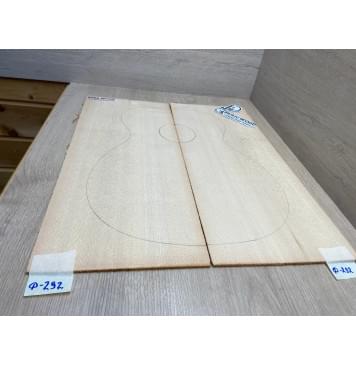 Ель Ситхинская (Sitka spruce, North America Prime wood) заготовка на деку акустической гитары Радиал А 4х226х550 мм, 2 шт-2