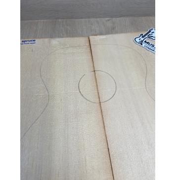 Ель Ситхинская (Sitka spruce, North America Prime wood) заготовка на деку акустической гитары Радиал А 4х226х550 мм, 2 шт-4