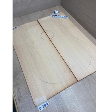 Ель Ситхинская (Sitka spruce, North America Prime wood) заготовка на деку акустической гитары Радиал А 3,5х216х550 мм, 2 шт-2