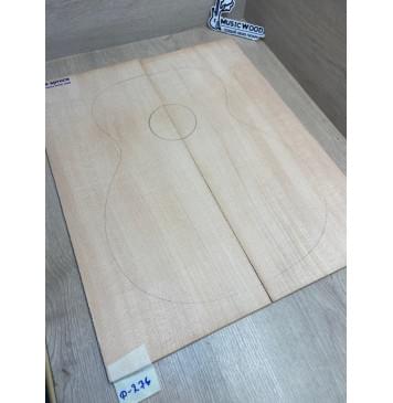 Ель Ситхинская (Sitka spruce, North America Prime wood) заготовка на деку акустической гитары Радиал В 4х225х554 мм, 2 шт-2