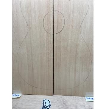 Ель Ситхинская (Sitka spruce, North America Prime wood) заготовка на деку акустической гитары Радиал В 4х225х536 мм, 2 шт-6