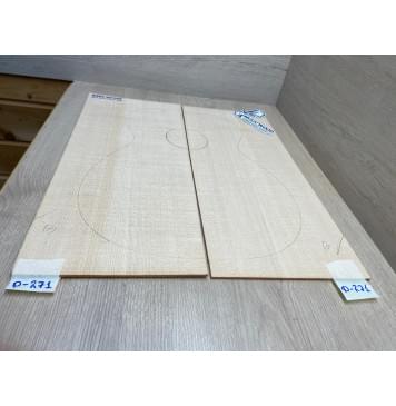 Ель Ситхинская (Sitka spruce, North America Prime wood) заготовка на деку акустической гитары Радиал В 4х225х540 мм, 2 шт-2