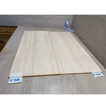 Ель Ситхинская (Sitka spruce, North America Prime wood) заготовка на деку акустической гитары Радиал В 4х220х543 мм, 2 шт-4