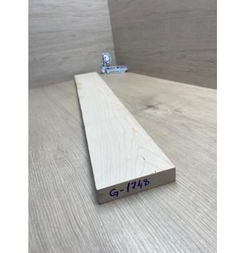 Клён Канадский (Hard Maple), North America Prime wood (импорт) заготовка грифа для электрогитары Смешанный ААА 22х101х761 мм-1