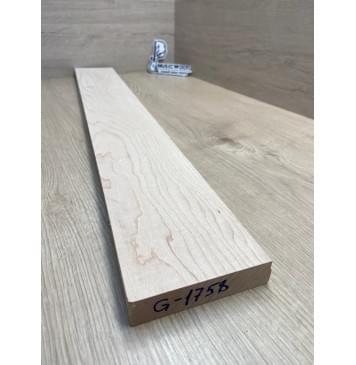 Клён Канадский (Hard Maple), North America Prime wood (импорт) заготовка грифа для электрогитары Смешанный ААА 22х99х766 мм-2