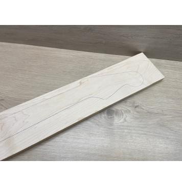 Клён Канадский (Hard Maple), North America Prime wood (импорт) заготовка грифа для электрогитары Тангент ААА 22х103х753 мм-2