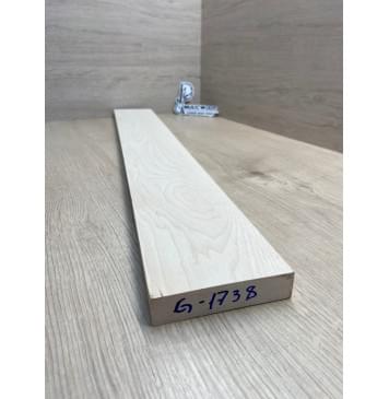 Клён Канадский (Hard Maple), North America Prime wood (импорт) заготовка грифа для электрогитары Тангент АА 22х99х752 мм-3