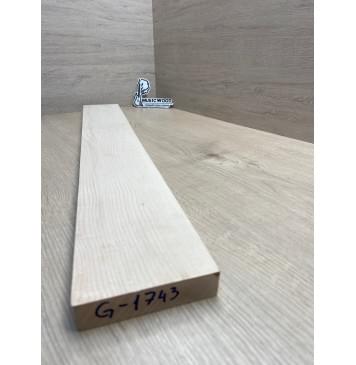 Клён Канадский (Hard Maple), North America Prime wood (импорт) заготовка грифа для электрогитары Смешанный ААА 22х98х763 мм-3