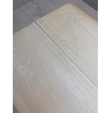 Ель Европейская (European spruce solid) заготовка на деку акустической гитары Радиал А 4,5х210х554 мм, 2 шт-1
