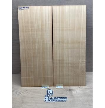 Ель Ситхинская (Sitka spruce, North America Prime wood) заготовка на деку акустической гитары Радиал АВ 4,3х223х550 мм, 2 шт-0