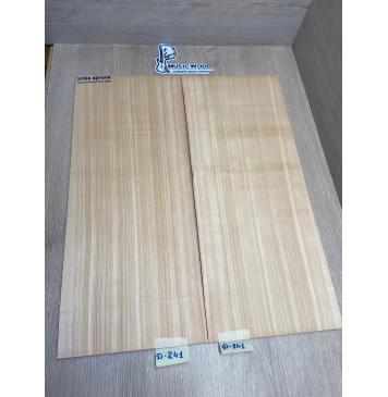 Ель Ситхинская (Sitka spruce, North America Prime wood) заготовка на деку акустической гитары Радиал АВ 4,3х223х550 мм, 2 шт-1