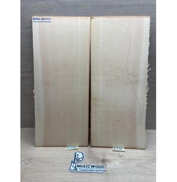 Ель Ситхинская (Sitka spruce, North America Prime wood) заготовка на деку акустической гитары Радиал В 4,3х232х538 мм, 2 шт-0