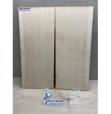 Ель Ситхинская (Sitka spruce, North America Prime wood) заготовка на деку акустической гитары Радиал В 4,4х229х545 мм, 2 шт-0