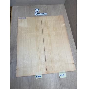 Ель Ситхинская (Sitka spruce, North America Prime wood) заготовка на деку акустической гитары Радиал АВ 4,3х225х545 мм, 2 шт-1