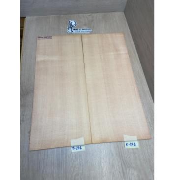 Ель Ситхинская (Sitka spruce, North America Prime wood) заготовка на деку акустической гитары Радиал АВ 4,5х228х545 мм, 2 шт-2