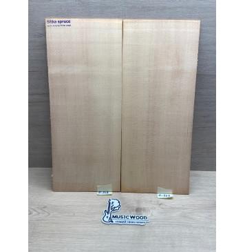 Ель Ситхинская (Sitka spruce, North America Prime wood) заготовка на деку акустической гитары Радиал АВ 4,5х228х545 мм, 2 шт-0