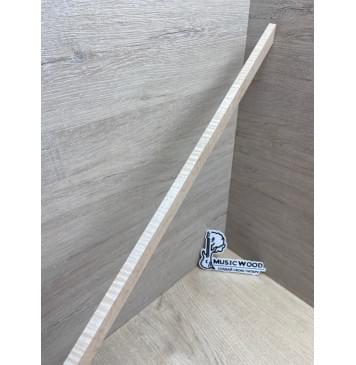 Клён Канадский Волнистый (Hard Canadian Flamed Maple), North America Prime wood заготовка для переклеенного грифа электрогитары Смешанный ААА Волна ААА 24х8х746 мм-2