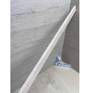 Клён Канадский Волнистый (Hard Canadian Flamed Maple), North America Prime wood заготовка для переклеенного грифа электрогитары Смешанный ААА Волна ААА 24х8х746 мм-4