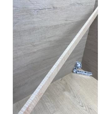Клён Канадский Волнистый (Hard Canadian Flamed Maple), North America Prime wood заготовка для переклеенного грифа электрогитары Смешанный ААА Волна ААА 24х8х746 мм-3