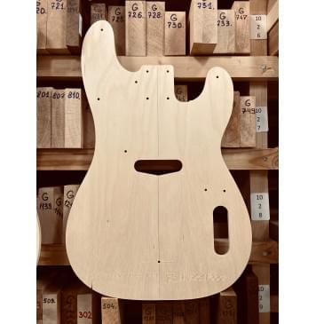 Шаблоны Fender Precision Bass 1951, комплект для фрезеровки гитары, фанера 8мм-2