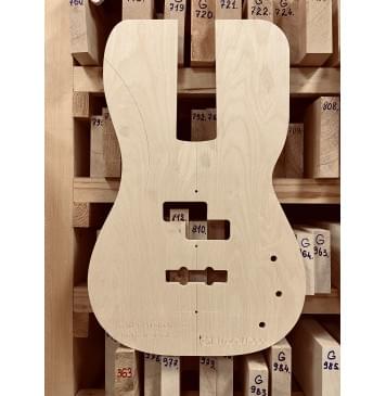Шаблоны Fender Precision Bass American Standard, комплект для фрезеровки гитары, фанера 8мм-1
