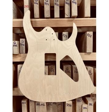 Шаблоны Ibanez RG (Floyd Rose Gotoh 1996 + Fixed Bridge Gotoh GTC-101), комплект для фрезеровки гитары, фанера 8мм-10