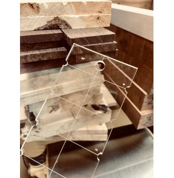 609,6мм (24") - 22 лада, ширина 40мм, 70мм, мензурный разметочный шаблон-1