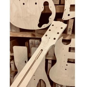 Шаблоны Gibson SG, комплект для фрезеровки гитары, фанера 8мм-6