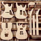 Jackson Soloist, OFR, 24 лада, комплект для фрезеровки гитары, фанера 8мм