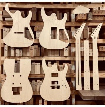 Jackson Soloist, OFR, 24 лада, комплект для фрезеровки гитары, фанера 8мм-0