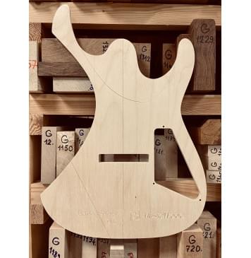 Jackson Soloist, OFR, 24 лада, комплект для фрезеровки гитары, фанера 8мм-3