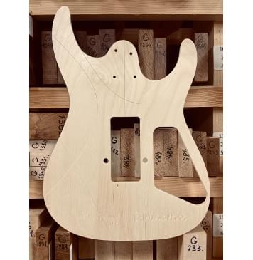 Jackson Soloist, OFR, 24 лада, комплект для фрезеровки гитары, фанера 8мм-4