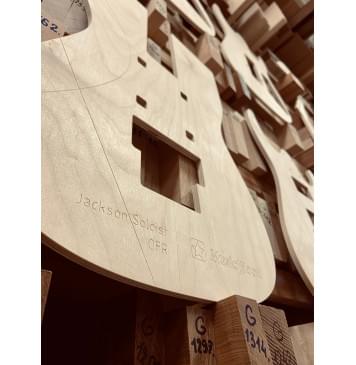 Jackson Soloist, OFR, 24 лада, комплект для фрезеровки гитары, фанера 8мм-5