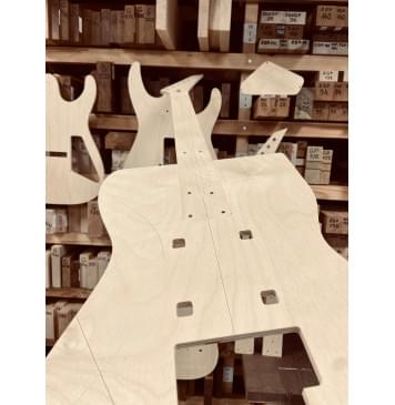 Jackson Soloist, OFR, 24 лада, комплект для фрезеровки гитары, фанера 8мм-8