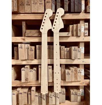 Fender Stratocaster 1962, шаблон грифа с большой головой, фанера 8мм-0