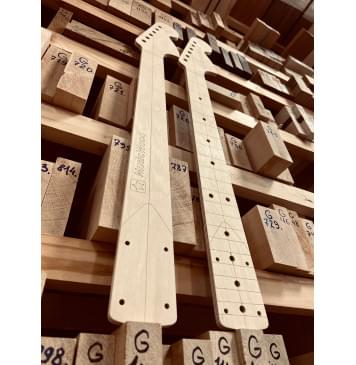 Fender Stratocaster 1962, шаблон грифа с большой головой, фанера 8мм-1