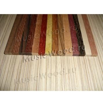 Махагон, рейка для окантовки гитары - 2 шт.-2