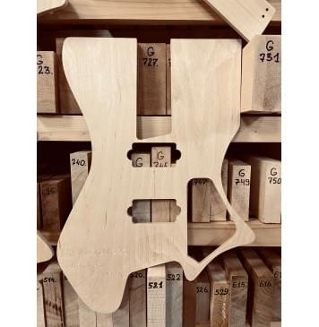 Strandberg Guitars, Boden Standard 6-String, полный комплект для фрезеровки гитары, фанера 8мм.-4