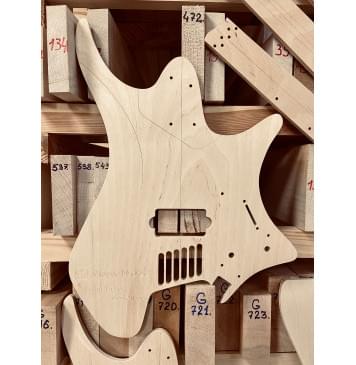 Strandberg Guitars, Boden Standard 6-String, полный комплект для фрезеровки гитары, фанера 8мм.-3