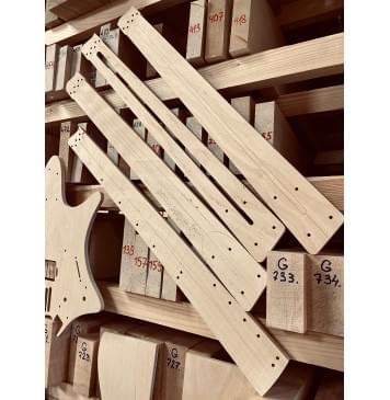 Strandberg Guitars, Boden Standard 6-String, полный комплект для фрезеровки гитары, фанера 8мм.-2