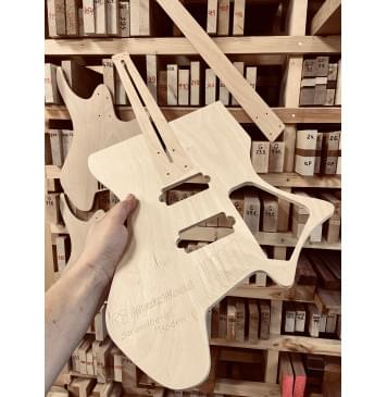 Strandberg Guitars, Boden Standard 6-String, полный комплект для фрезеровки гитары, фанера 8мм.-7
