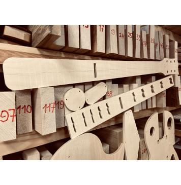 Шаблоны LTD EC-1000, комплект для фрезеровки гитары, фанера 8мм-4