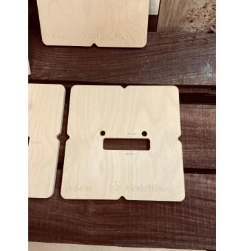 Комплект шаблонов для фрезерования тремоло Floyd Rose Original 6str-3