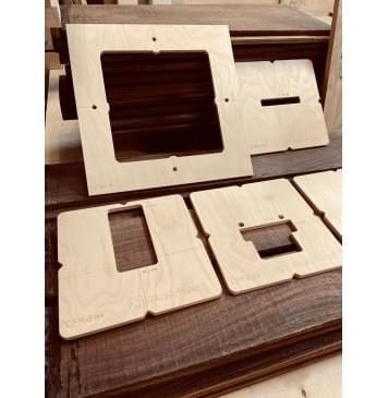 Комплект шаблонов для фрезерования тремоло Floyd Rose Original 6str-1