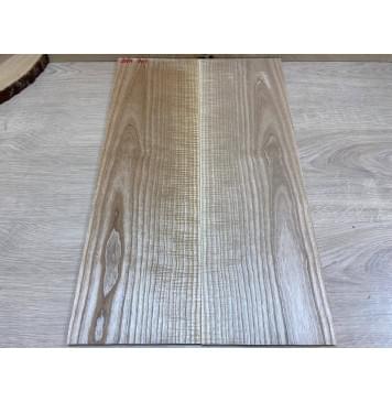 Ясень Белый Волнистый заготовка на топ Смешанный ААА Волна АА 7,5х174х550 мм - 2шт. (книжкой)-1