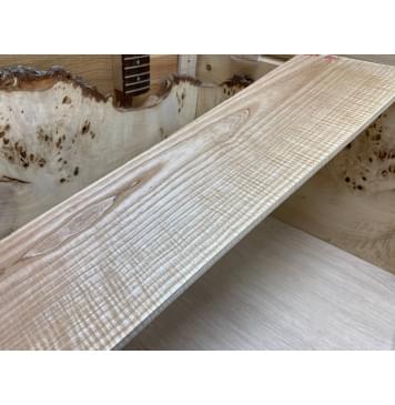 Ясень Белый Волнистый заготовка на топ Смешанный ААА Волна АА 7,5х174х550 мм - 2шт. (книжкой)-2