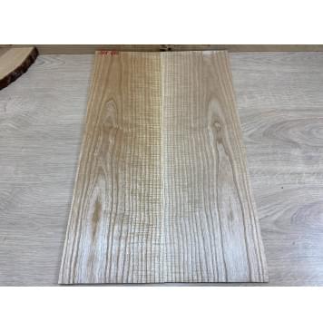 Ясень Белый Волнистый заготовка на топ Смешанный ААА Волна АА 8х174х550 мм - 2шт. (книжкой)-2