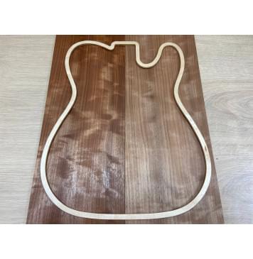 Макоре Пламя заготовка на топ Радиал АА 8х180х580 мм - 2 шт. (книжкой)-2