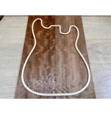 Макоре Пламя заготовка на топ Радиал АА 8х180х575 мм - 2 шт. (книжкой)-2