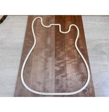 Макоре Пламя заготовка на топ Радиал АА 8,5х180х570 мм - 2 шт. (книжкой)-2